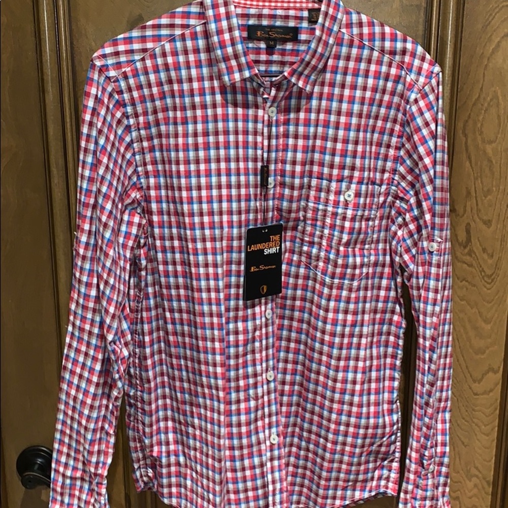 NEW Ben Sherman Men’s cotton Button Down. Size M.